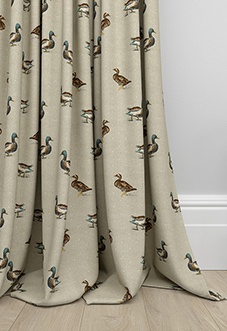Mallard, Natural - Made to Measure Curtains